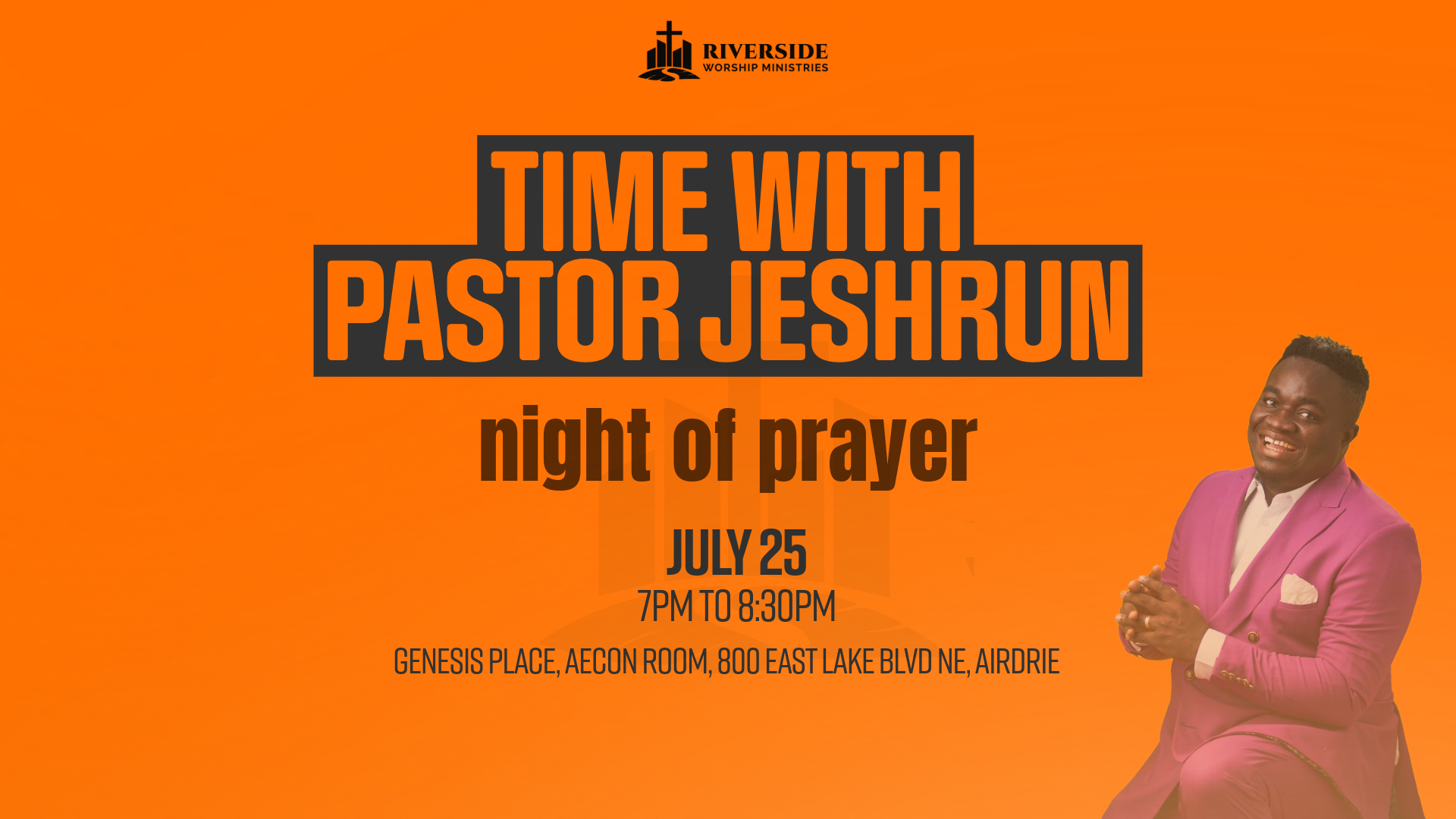 Time with Pastor Eric Jeshrun